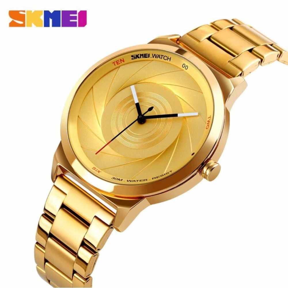 SKMEI 9210 Jam Tangan Pria Analog Tali Stainless