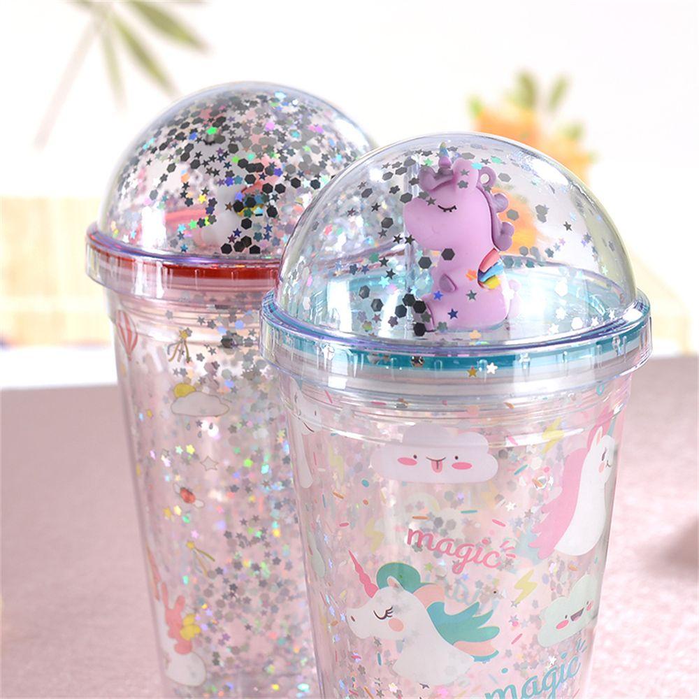 Suyo Botol Minum 450ml Portable Reusable Motif Unicorn Untuk Hadiah