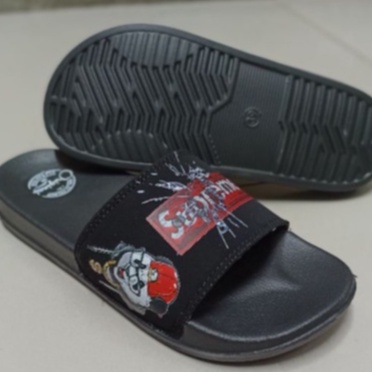 New Sendalsandal.ID sandal slide motif trendy Original Distro High Quality Anti slip sandal nyaman di pakai pria wanita