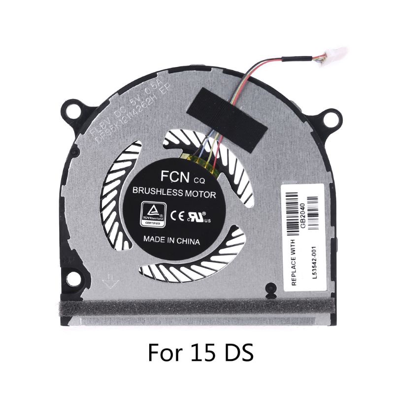 Bt Untuk DC Brushless Cooling Fans Laptop CPU GPU Radiator Untuk ENVY X360 15-DS 15-DR