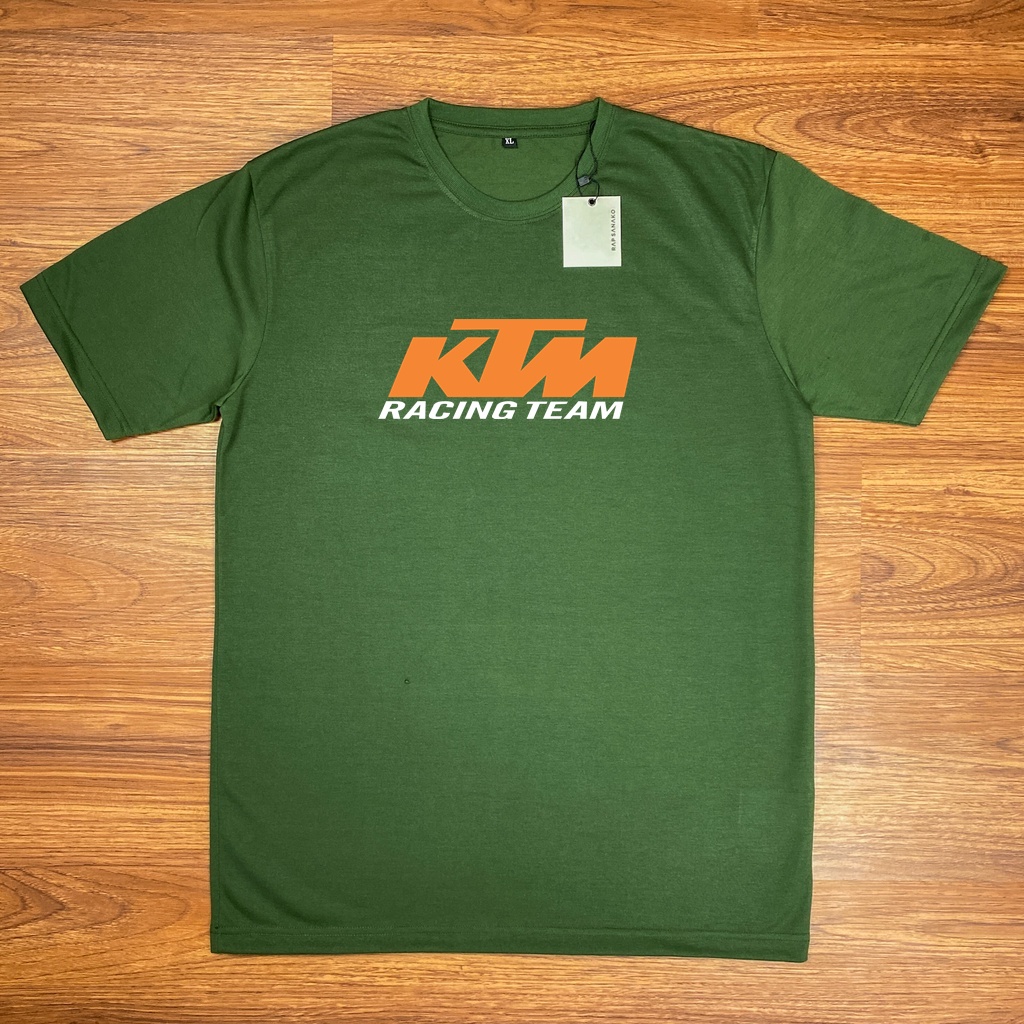 BAJU KAOS PRIA KTM RACING T-SHIRT TERLARIS TERBARU LENGAN PENDEK