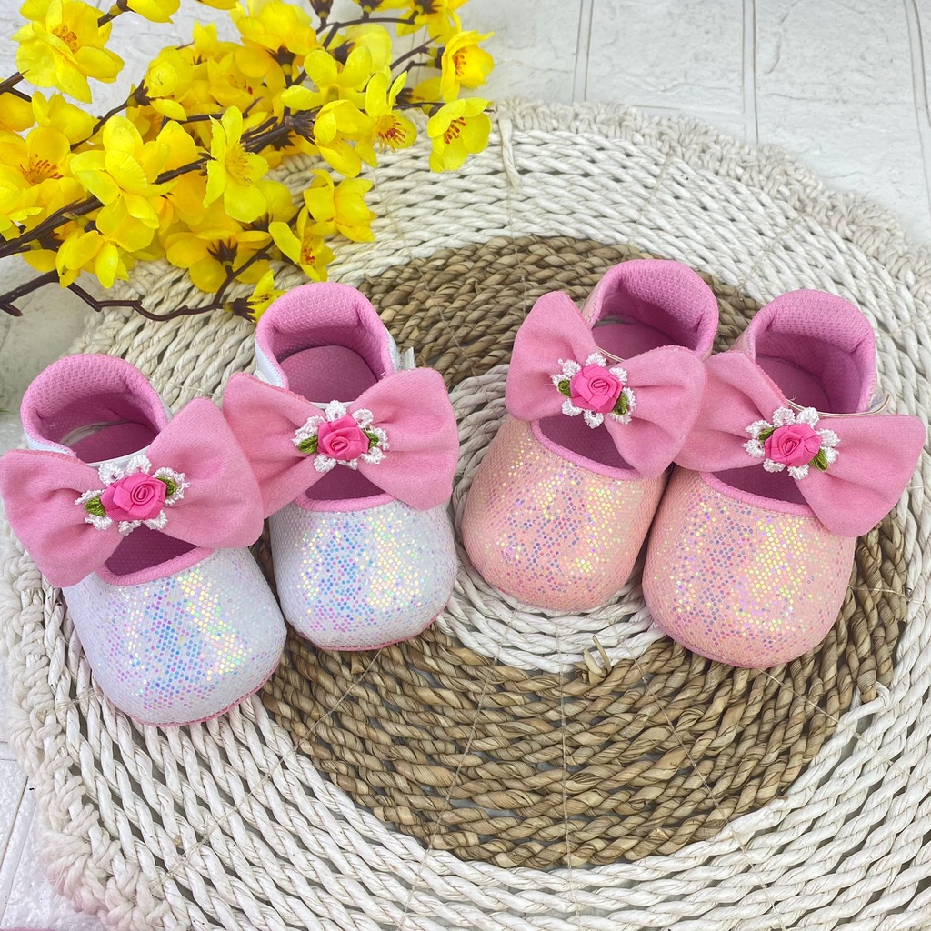 [TAMAN SEPATUKU] SEPATU TRENDY MURAH BAYI PITA ANAK PEREMPUAN 0-12 BULAN XPX02