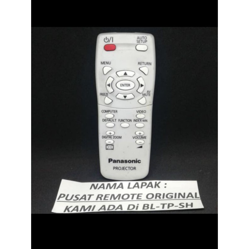 REMOTE REMOT PROYEKTOR PRJEKTOR PANASONIC N2QAYA000011 ORIGINAL ASLI