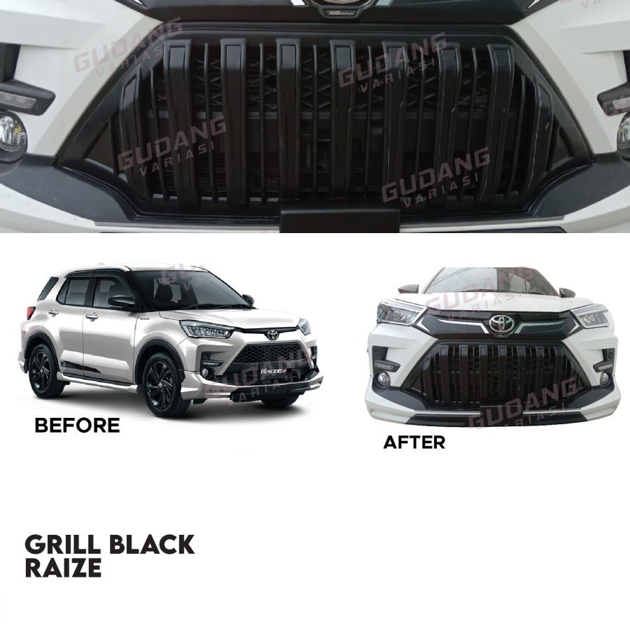 Grill Raize Model Apollo Black /Hitam