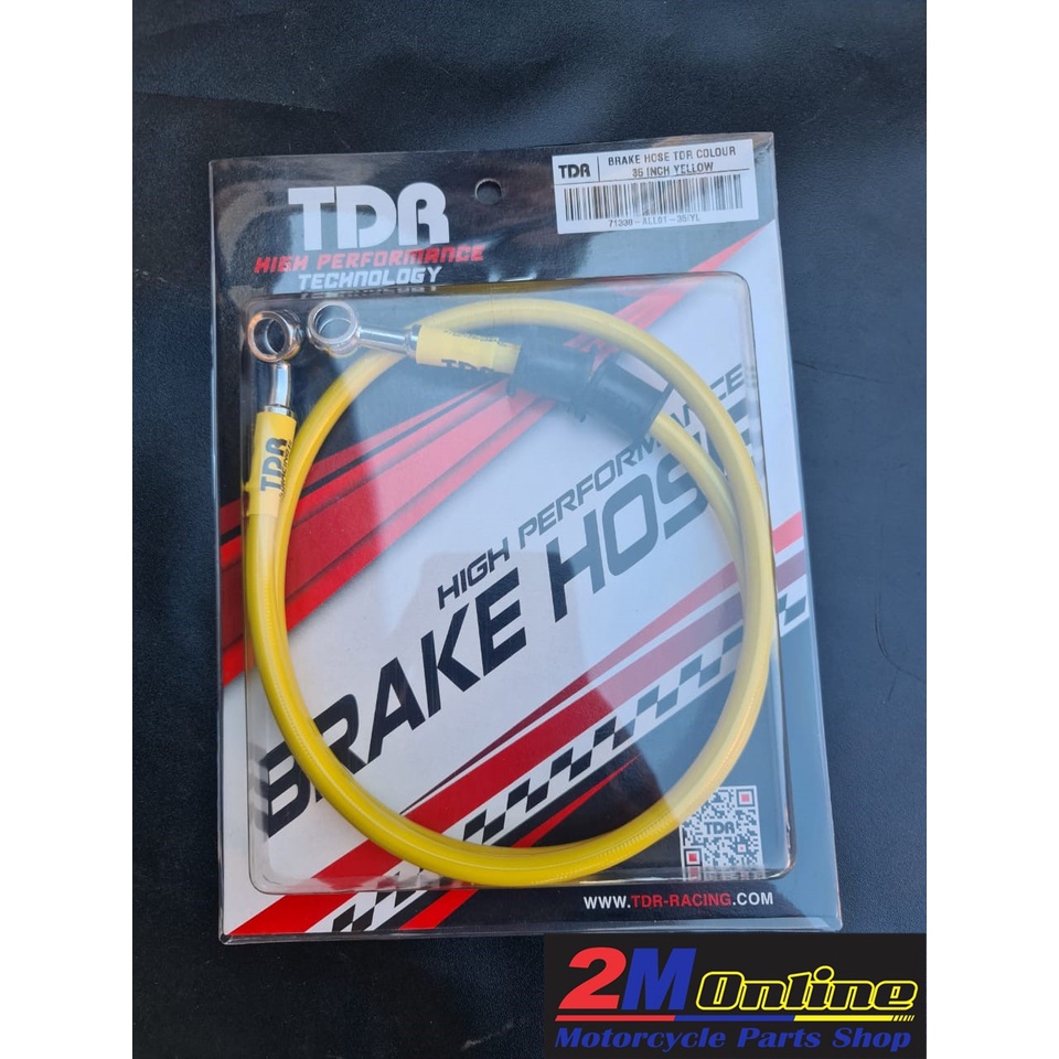 Mdr Brake Hose Selang Rem Cakram 35 Inch Yellow TDR Racing