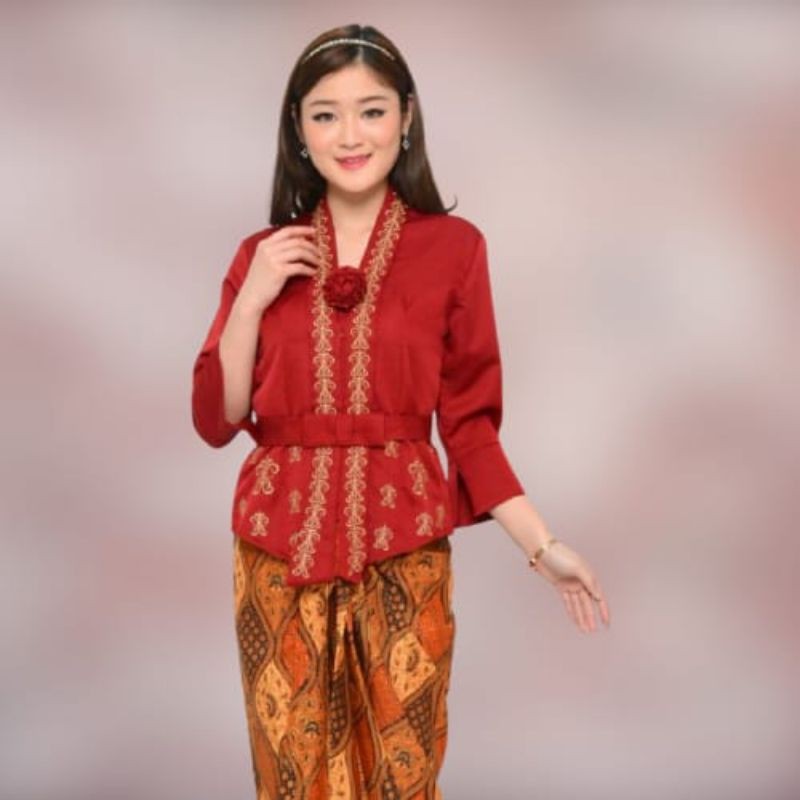 PROMO BARU Kebaya Encim Senada Katun Bordir Import