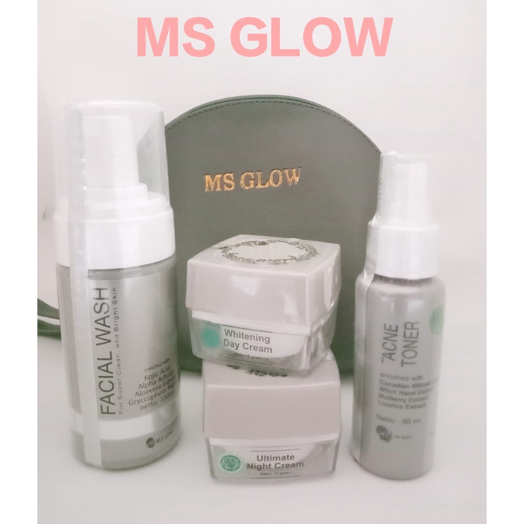 (BOSS) MS GLOW PAKET PERAWATAN WAJAH