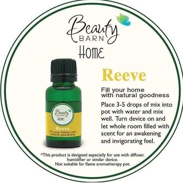 

READY STOCK REEVE BEAUTY BARN HOME AROMATER 20ML FREE PACKING DUS DAN WRAP BUBBLE