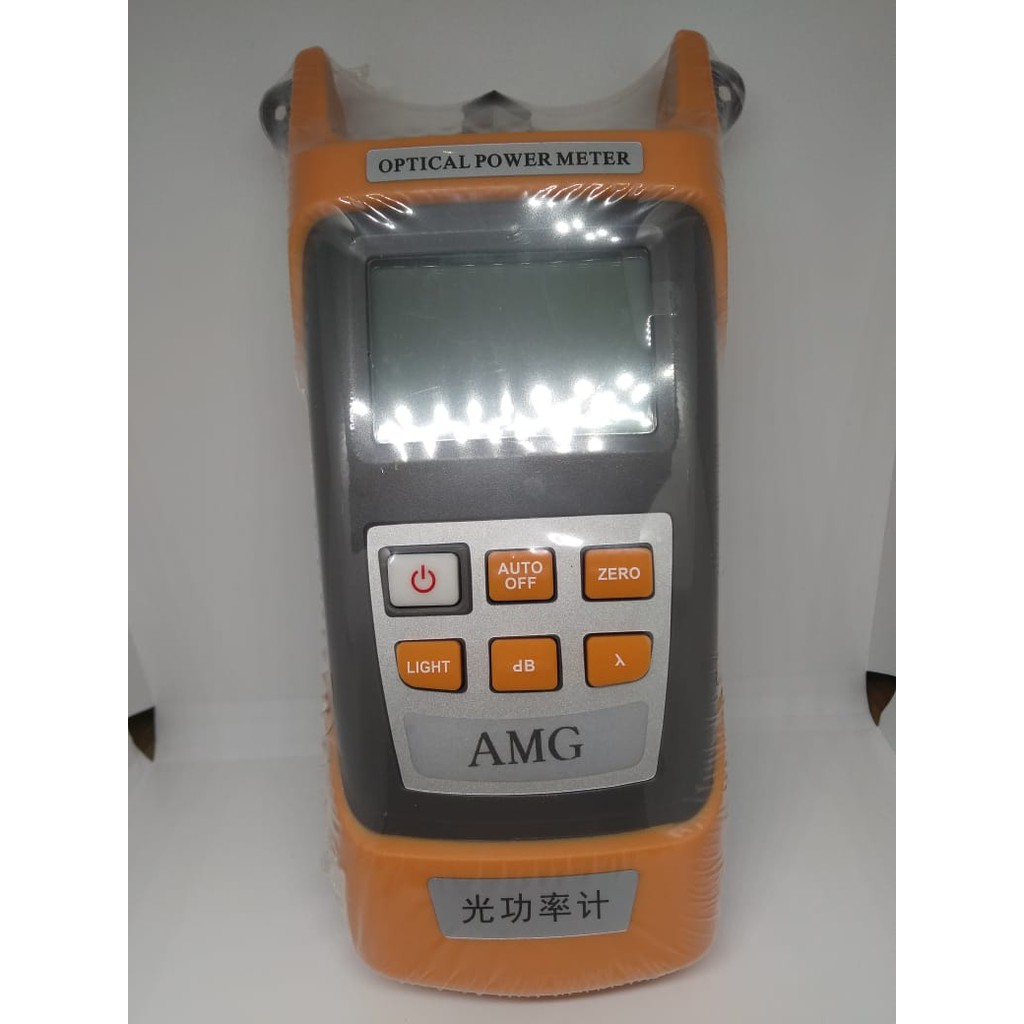OPM AMG/Optical Power Meter Cable Tester - AMG-Kuning Alat Pengukur Daya Fiber Optik