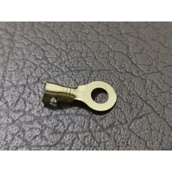 Skun ring 4mm biasa utk baut no 6 / Soket / Skun Motor / Skun kabel Flash Sale