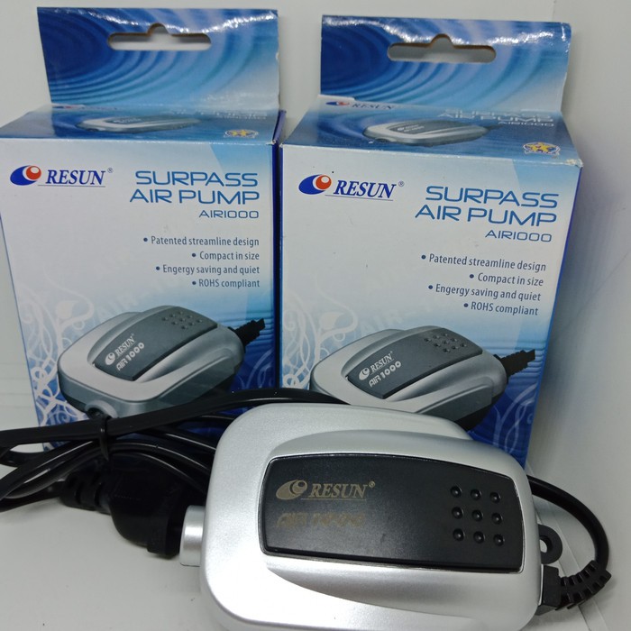 Resun Air1000 pompa udara Aeratotn Aquarium air pump Resun AIR 1000