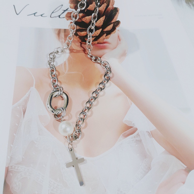 Jepang dan Korea ins Internet selebriti gaya yang sama-yang sesuai dengan mutiara kerangka kalung wa