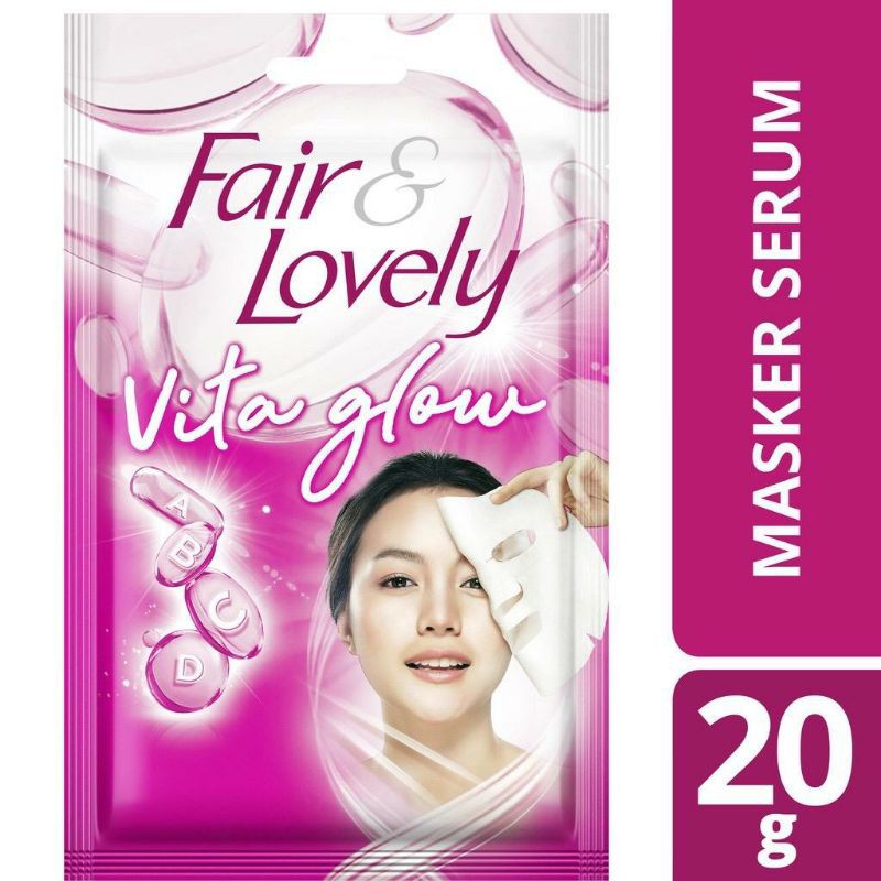 Fair&amp;Lovely Multivitamin Serum Sheet Mask 20gr ~ Original 100%