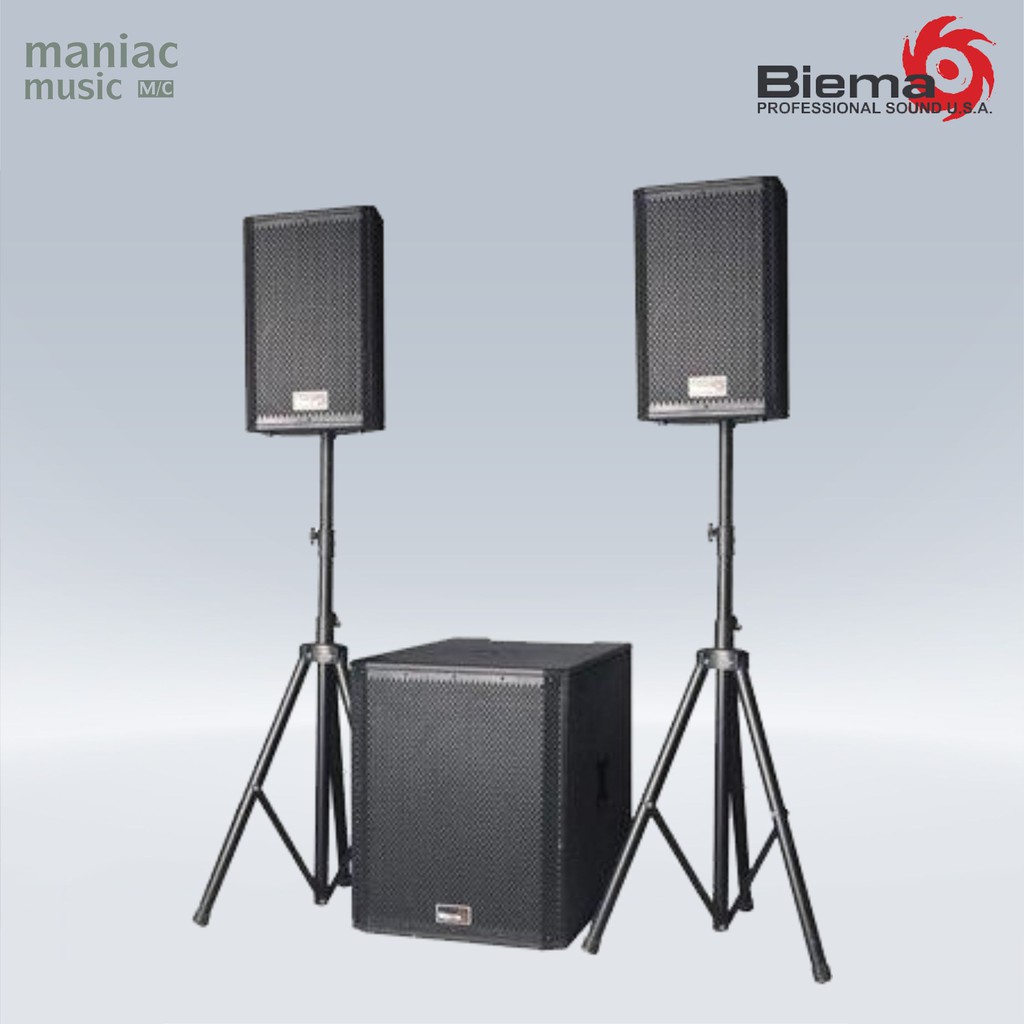 Biema 4000TII 2 - Sistem Speaker Aktif. Full Range. 4 Channel Amplifier Module