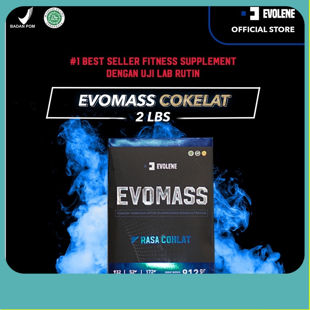 

Evolene Evomass Coklat 912gr/4x serving - Penambah massa otot - Suplemen fitness - Pembentuk otot - Kaya Nutrisi - Surplus kalori - Suplemen penambah berat badan BPOM HALAL ORIGINAL ORI OFFICIAL STORE