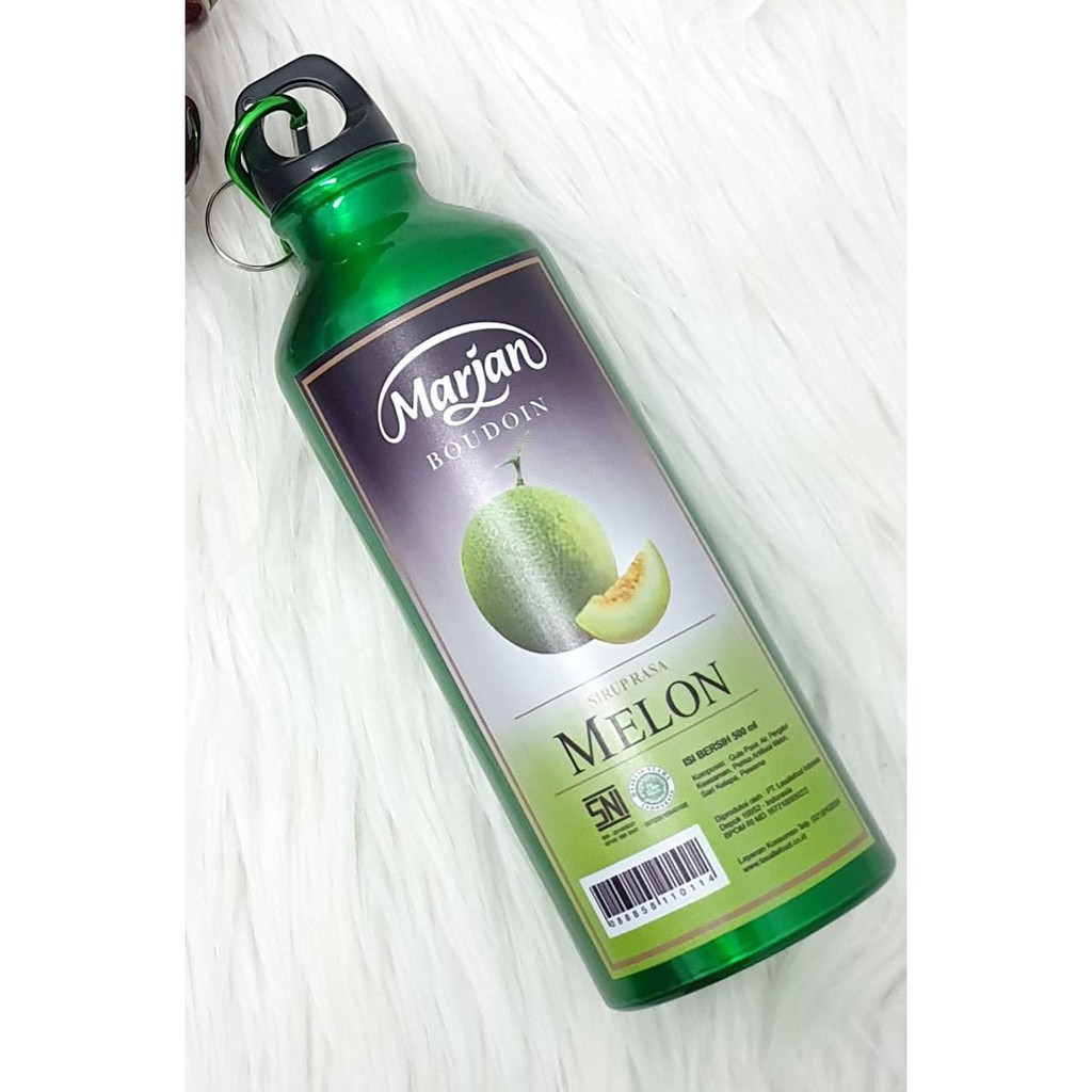 Botol Minum Printing Unik Motif Minuman │ Tumbler Printing Unik-Marjan Hijau