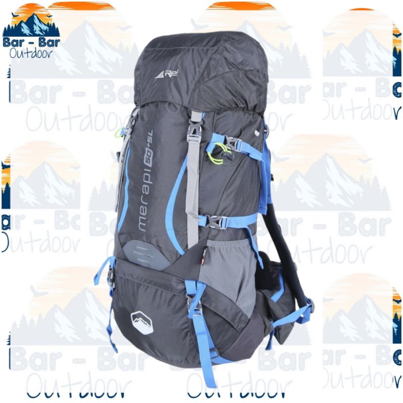 Tas Gunung Carrier Arei Rei Merapi 50+5L