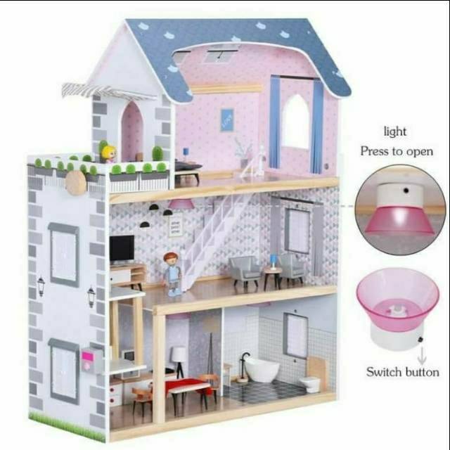 elsa barbie house