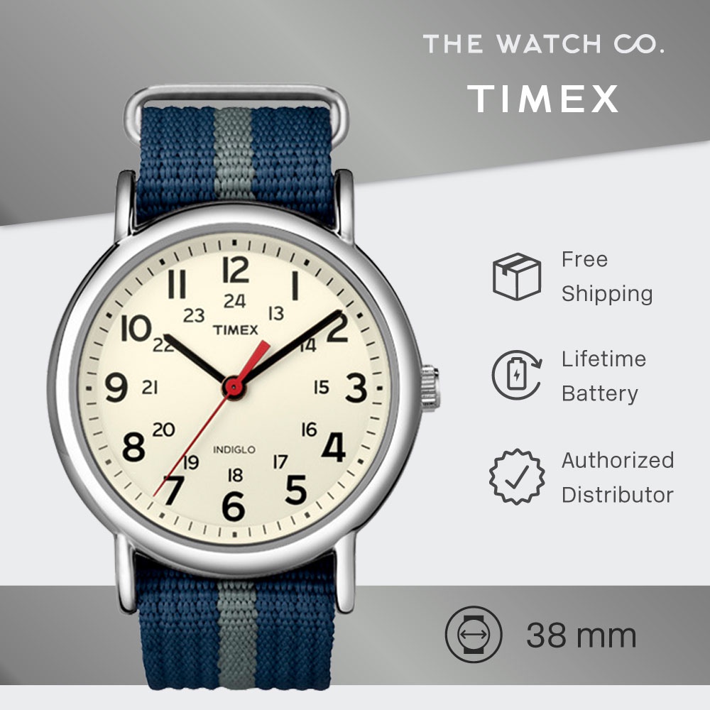 Jual Timex Weekender Slip - T2N654 Indonesia|Shopee Indonesia