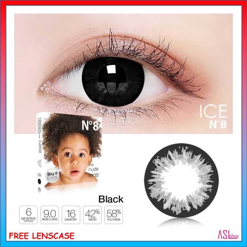 SOFTLENS ICE N8 BLACK (NORMAL)