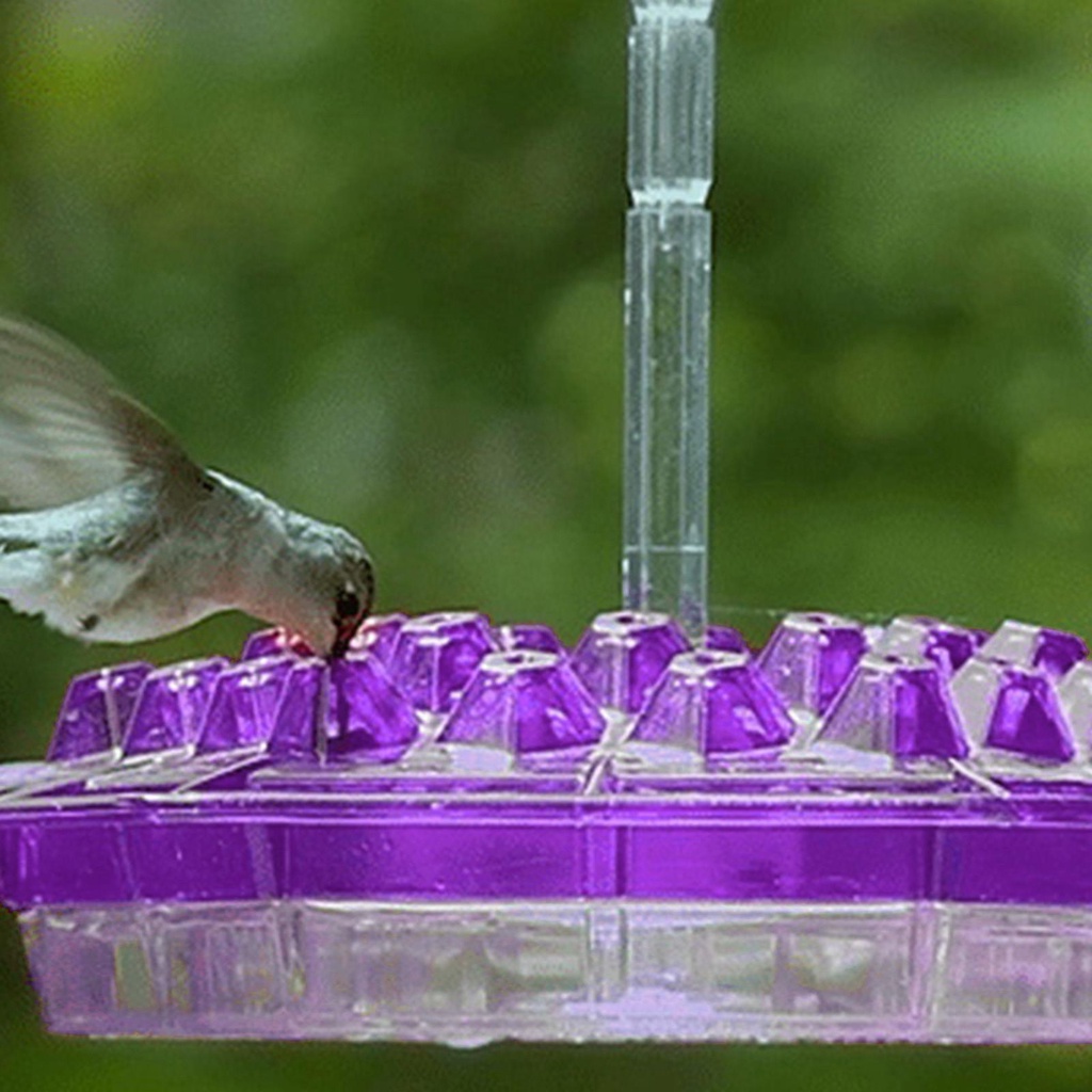 Nanas Hummingbird Feeder Outdoor Gantung Mudah Dibersihkan Perlengkapan Burung Berbentuk Hexagon