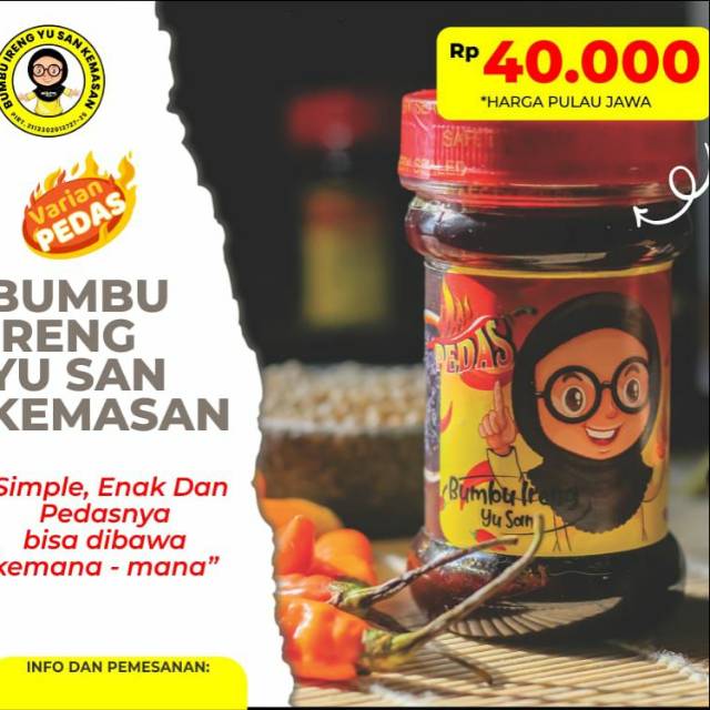 

BUMBU IRENG YU SAN VARIAN PEDAS