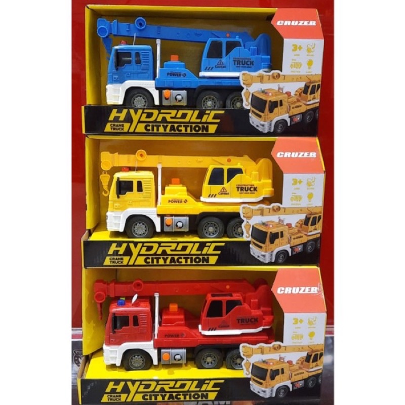 Cruzer Hydrolic City Action Crane Truck Original