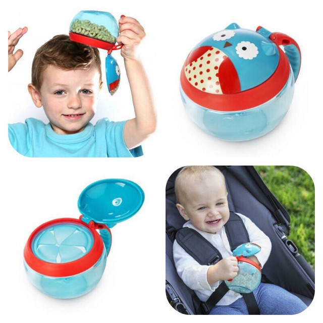 Skip Hop Zoo Snack Cup - Wadah Snack anti tumpah Skiphop