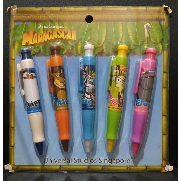 

Bolpen Madagascar Universal Studio Singapore Original isi 5pcs