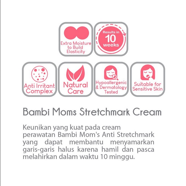 GEND80 BAMBI MOMS ANTI STRECTHMARK CREAM 100ML