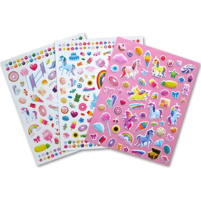 

Buku Import Unicorn Sticker Play Scenes 300 Stickers 60 Puffy Stickers