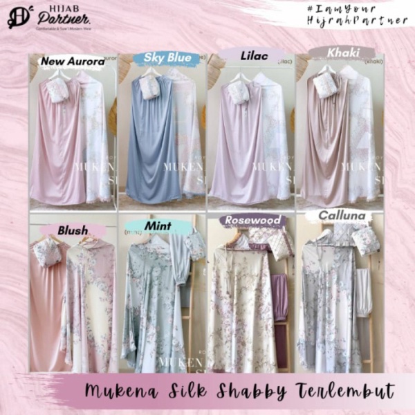 Mukena Shabby Silk Maisara Premium Original - Shabby Aurora Murah