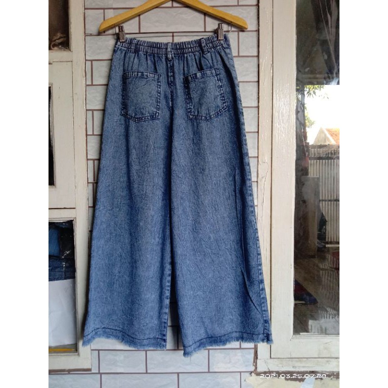 KULOT JEANS SNOW RAWIS BOYFRIEND STANDAR JUMBO/boyfriend jeans bestseller/kulot jeans standar rawis