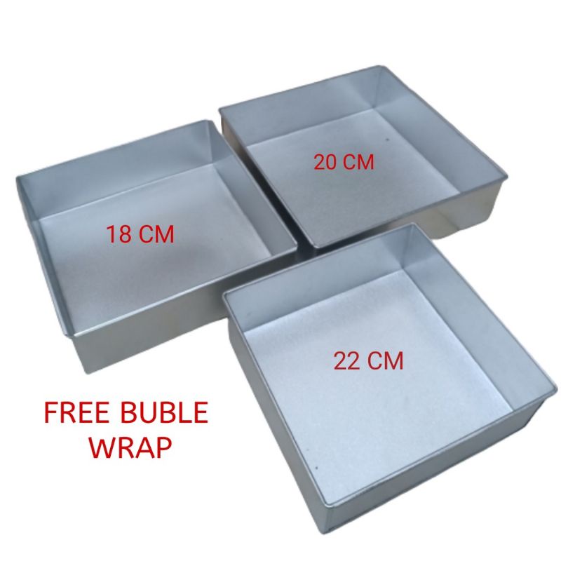 Loyang Kue bolu Kotak persegi