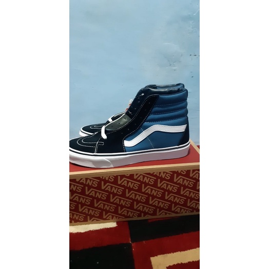 vans sk8 hi Navy Original store (Resmi PT Navya)