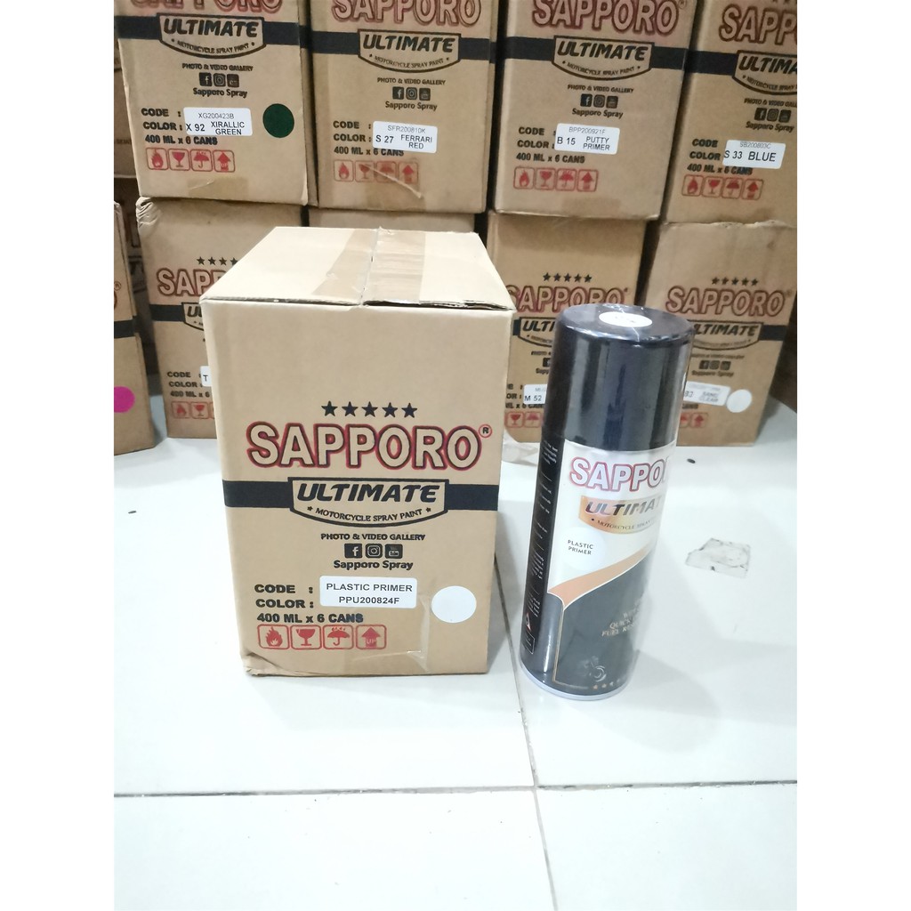 Cat Semprot Sapporo Ultimate Plastic Primer