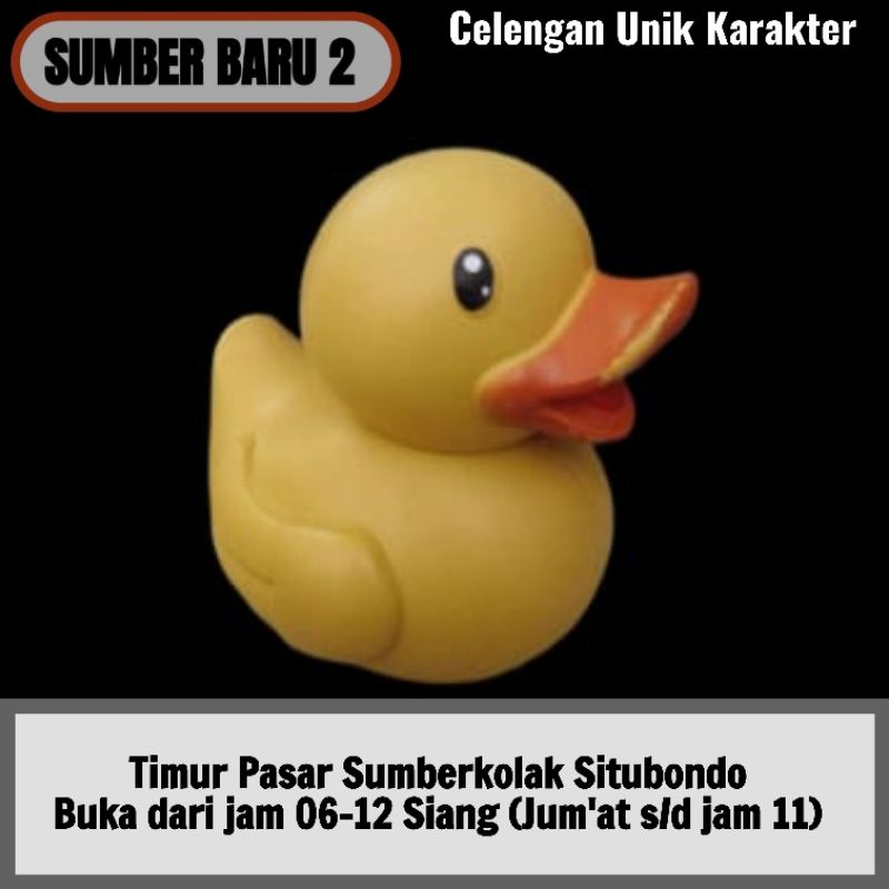 Celengan Plastik Unik Karakter-Bebek