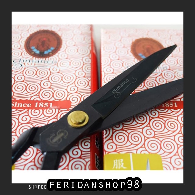 

BT309 GUNTING POTONG BAHAN BEST KAIN SIMANCO 10" - TAILOR SCISSORS SIMANCO 10" BY FERIDANSHOP98