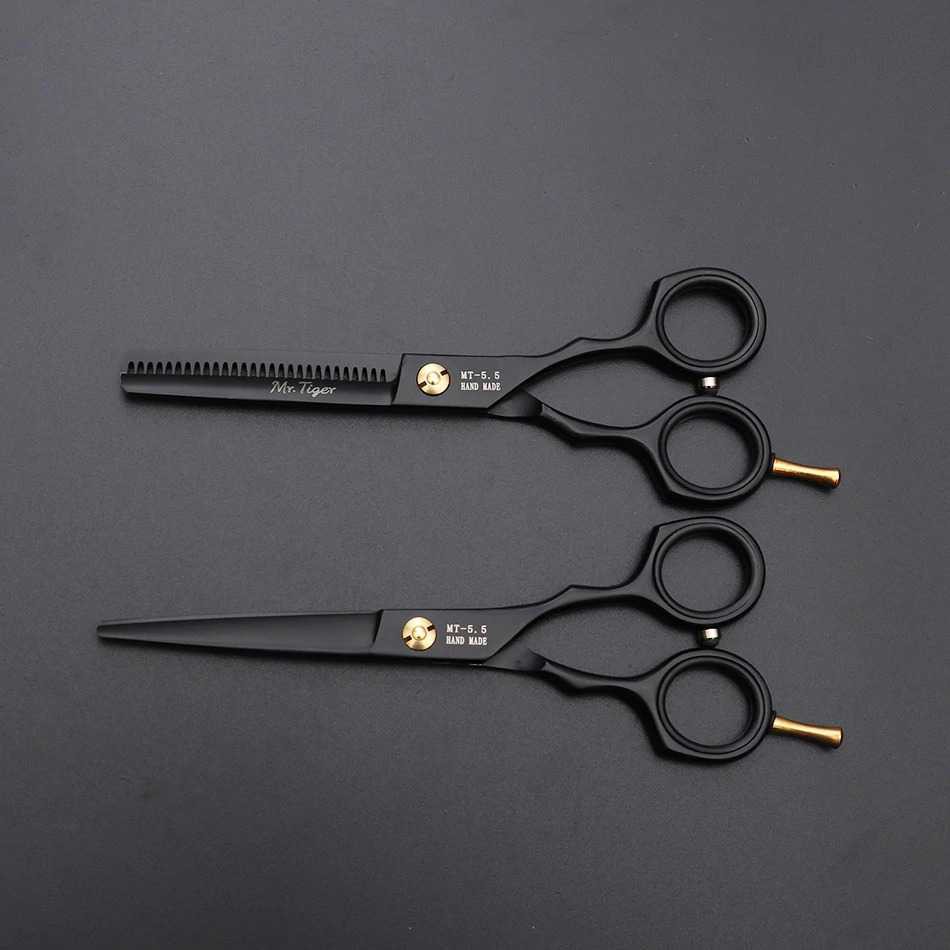 Gunting Rambut Professional 6 Inch 2PCS Comb Knife Scissor Alat Pangkas Cukur Hair Salon Barbershop