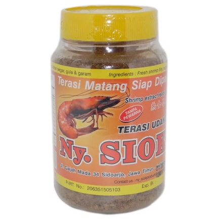 

Ny Siok Terasi Udang 150gr/Terasi Matang Siap Dipakai/Siap Pakai
