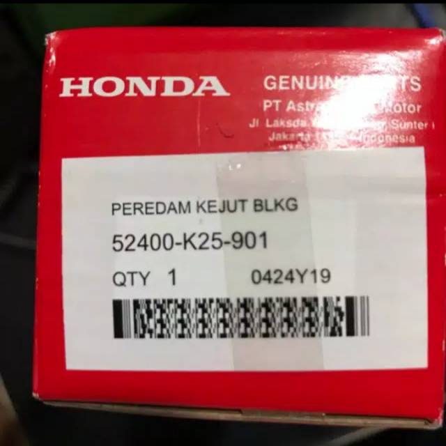 Skok Belakang Shockbreaker Honda Beat Inject K25 Ori 52400 KZL A01