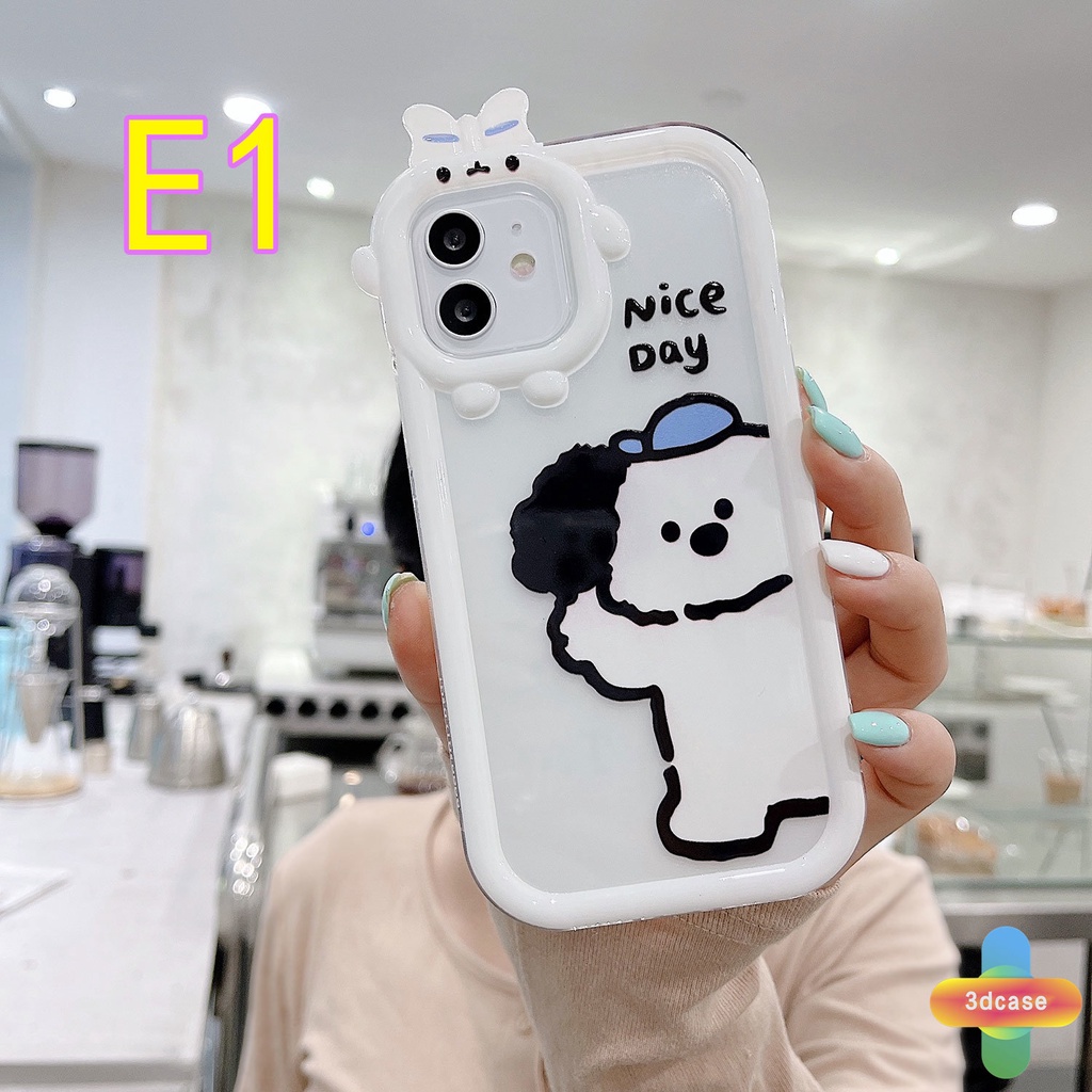 Case Motif Kartun Anak Anjing Untuk IPhone 11 12 13 14 PRO MAX 6 7 6S 8 Plus X XR XS MAX 11 12 13 mini Se 2020 6SP 7P 6P 8P XSMAX