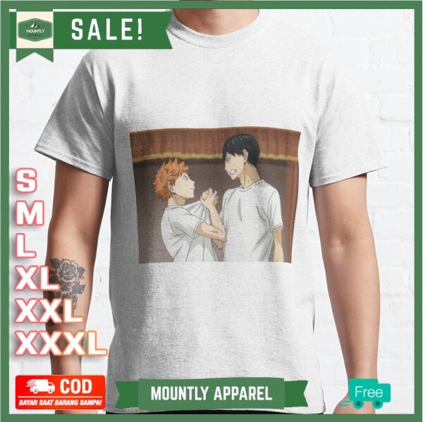 Kaos Baju Shouyou Hinata and Tobio Kageyama Premium T-Shirt