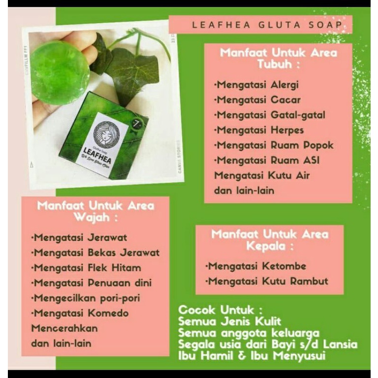LEAFHEA GLUTA SOAP ORIGINAL