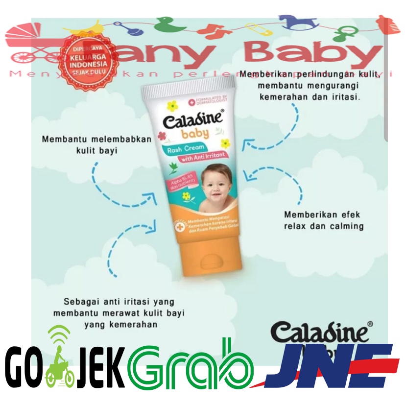 CALADINE BABY RASH CREAM WITH IRRITANT 50GR