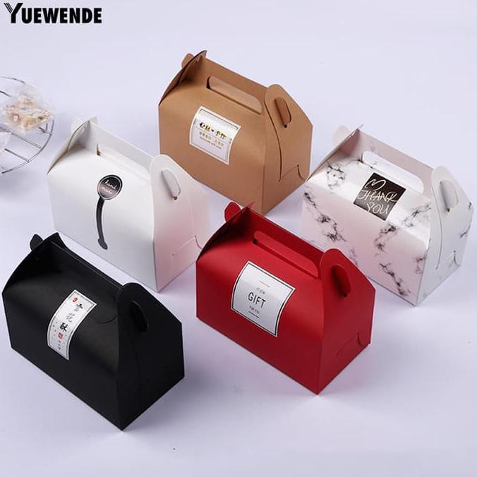 Yuew*10Pcs Paper Muffins Bakery Wrapping Packing Cupcake Candy Boxes Patio789