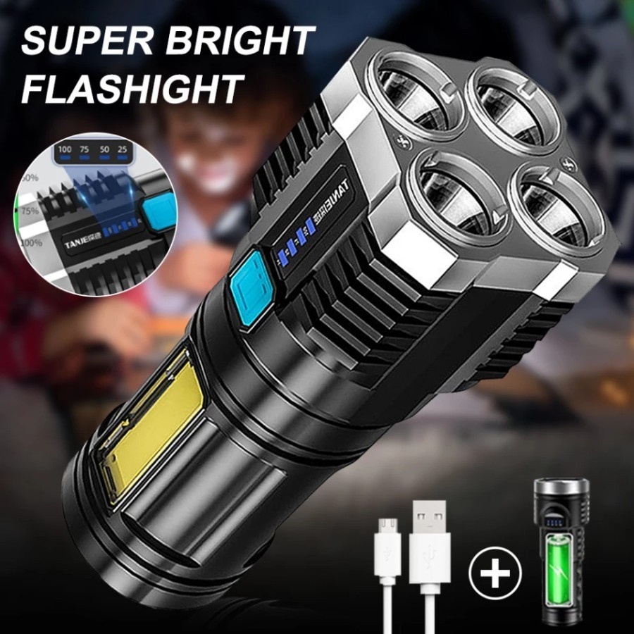 COD SENTER TANGAN  MULTIFUNGSI FLASHLIGHT MITSUYAMA MS-1223  CAHAYA PUTIH