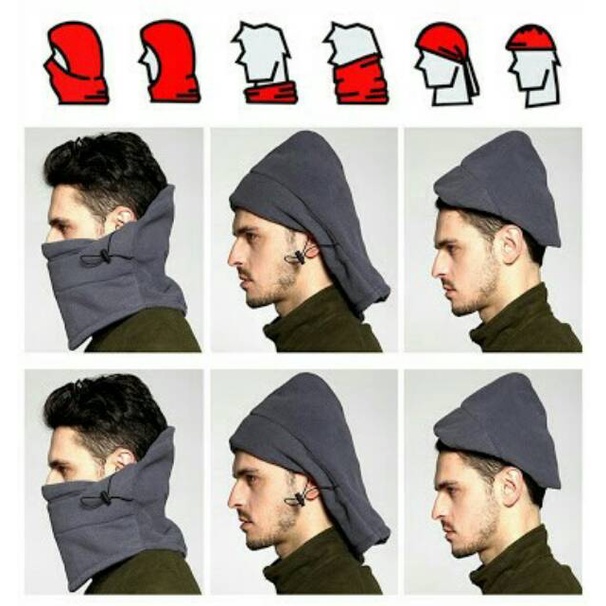 Topi polar ninja masker polar balaclava multifungsi 6 in 1 buff