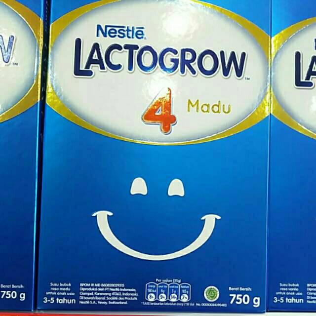 

Lactogrow 4 madu 750gr exp Januari 2020