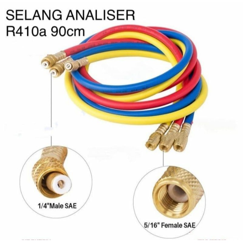 Selang analizer khusus R410 R32 panjang 90cm